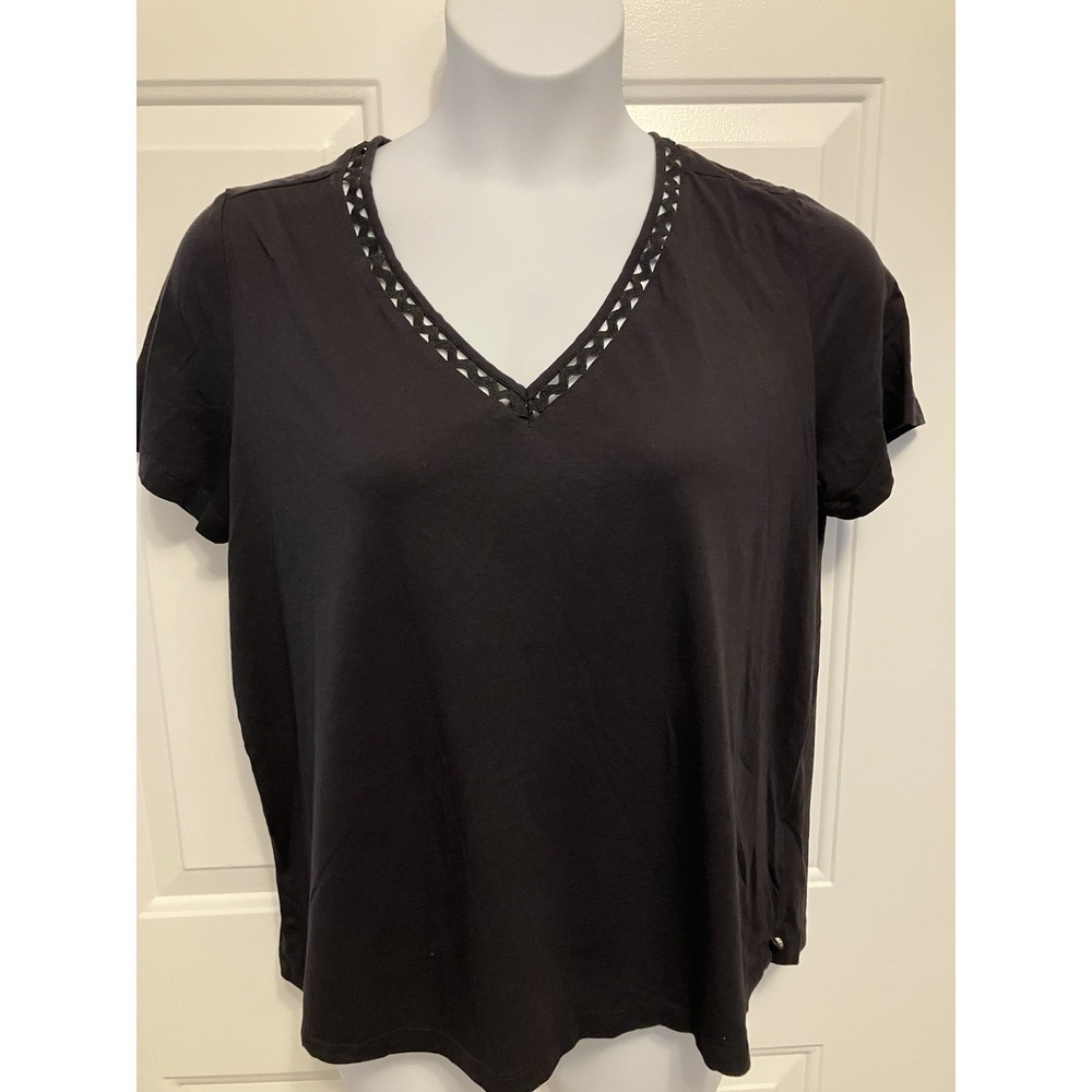 Scotch & Soda Amsterdam T Shirt Top Women's Sz Large Black Summer Edition